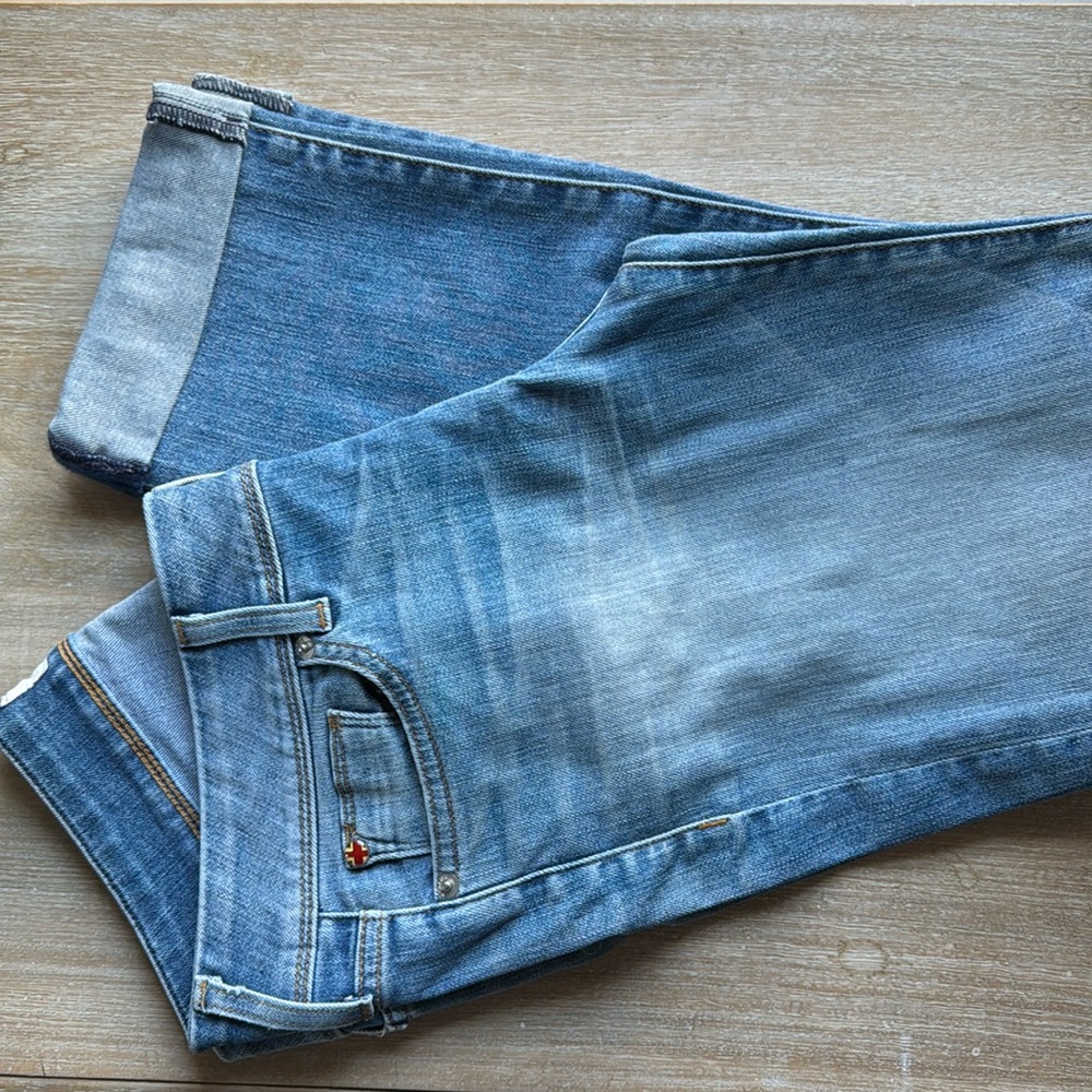 Hudson Ginny Straight Ankle Jeans with Cuff